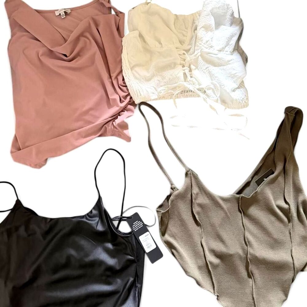TOP BUNDLE Women's Multi Crop Size L